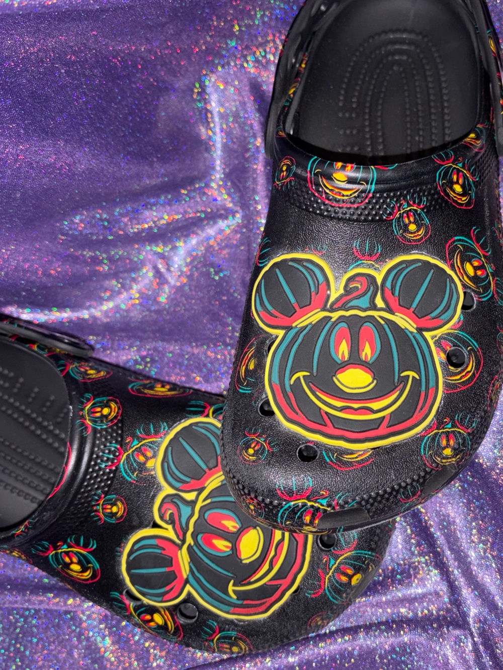 Halloween Mickey Pumpkin Crocs
